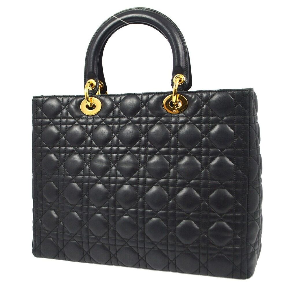 Christian Dior Black Lambskin Lady #126961D18B - Picture 2 of 10